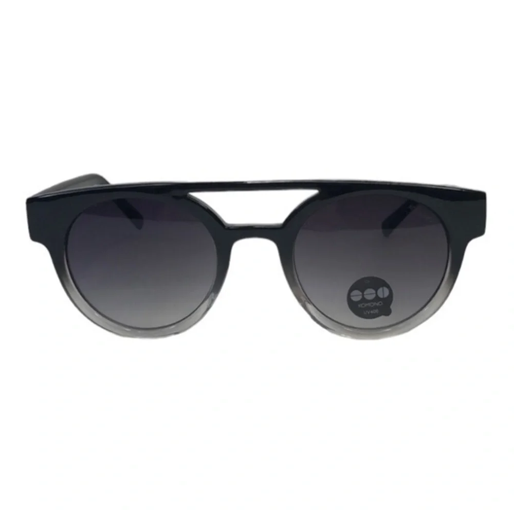 KOMONO Dreyfuss Paisley Sunglasses NEW GRAY BLACK